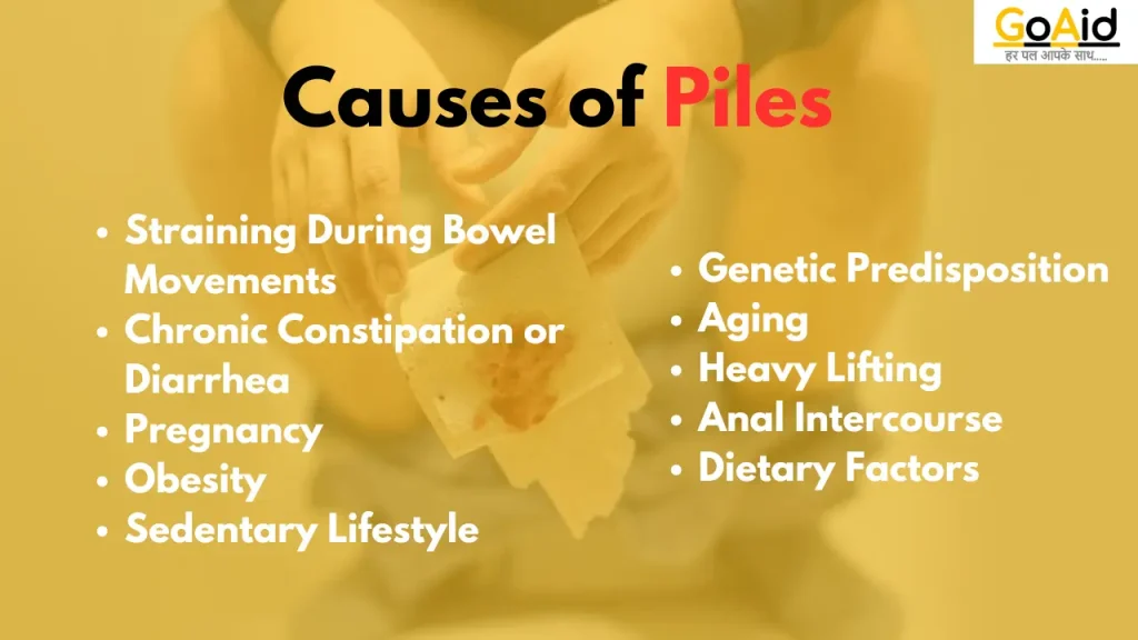 Causes Of Piles - GoAid 