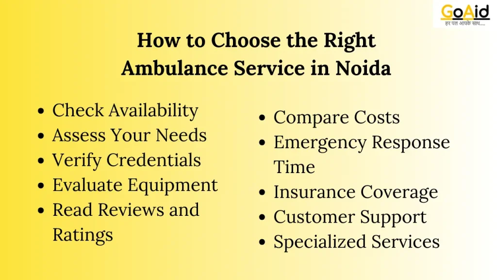 Ambulance service In Noida 