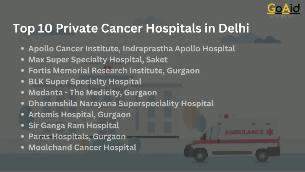 Top 10 Private Cancer Hospitals in Delhi