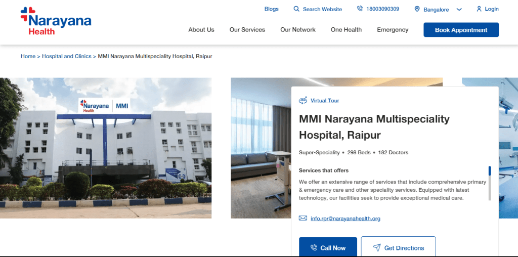 NH MMI Narayana Multispeciality Hospital