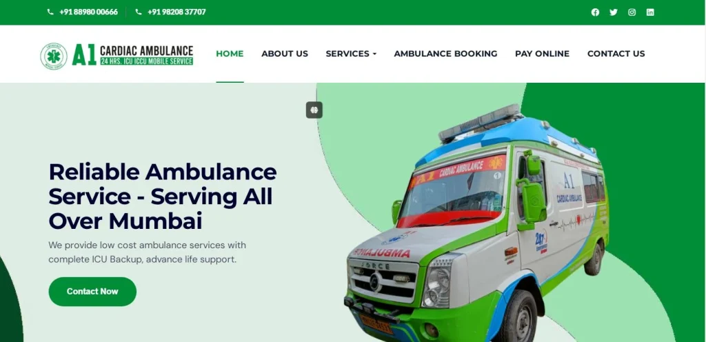 Top 10 Ambulance Service in Bangalore