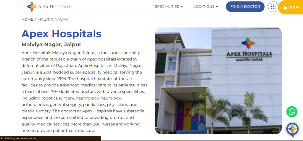 Top 10 Heart Hospital in Jaipur