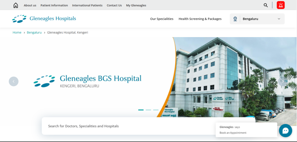 Top 10 Government & Private Hospitals in Bangalore