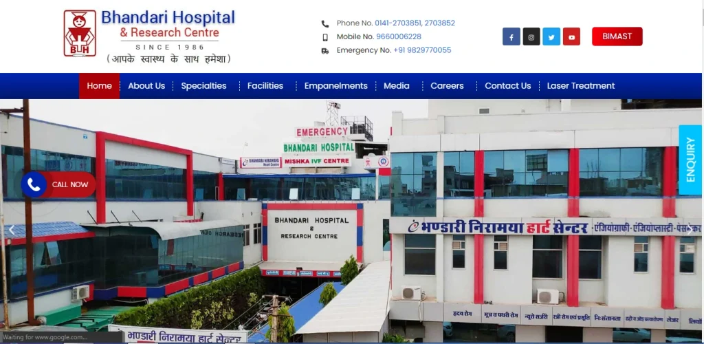 Top 10 Private and Government Hospitals in Rajasthan