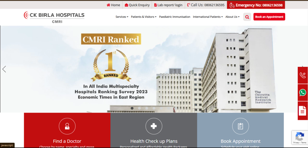 Top 10 Private and Government Hospitals in Kolkata