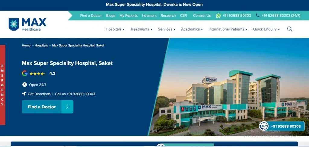 Top 10 Private Hospitals in India