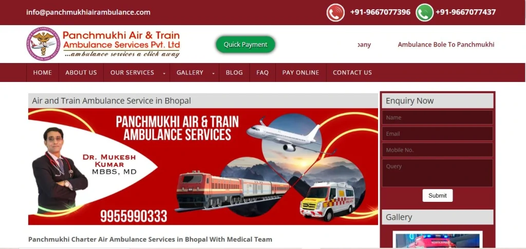 Panchmukhi Air & Train Ambulance Service Pvt Ltd