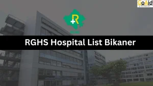 Rghs Hospital List Bikaner