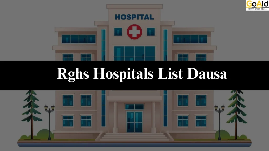 Rghs Hospitals List Dausa