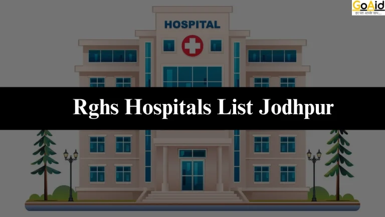 Rghs Hospitals List Jodhpur