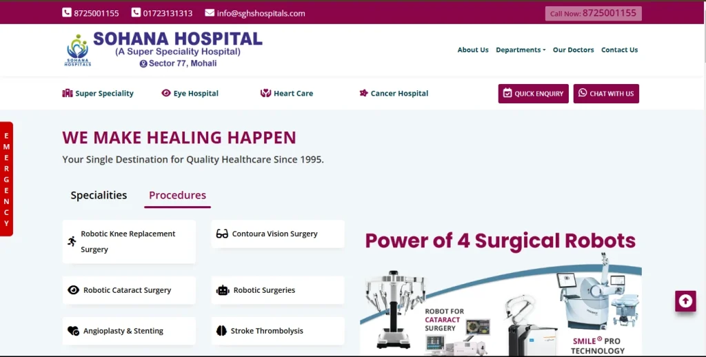 Top 10 Private and Government Hospitals in Chandigarh 